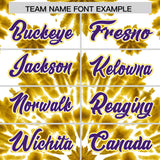 Custom Multi Color Tie-Dye Graffiti Pattern Authentic Baseball Jersey