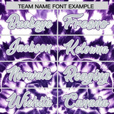 Custom Multi Color Tie-Dye Graffiti Pattern Authentic Baseball Jersey