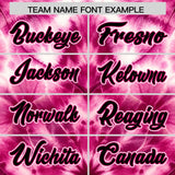 Custom Multi Color Tie-Dye Graffiti Pattern Authentic Baseball Jersey