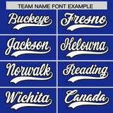 Custom Royal Gold Baroque Style Personalized Baseball Jersey