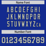 Custom Royal Powder Blue Baroque Style Personalized Baseball Jersey