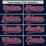 Custom Navy Silver Baroque Style Personalized Baseball Jersey