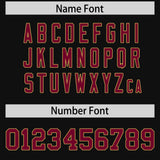 Custom Black Old Gold Baroque Style Personalized Baseball Jersey