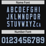 Custom Black Royal Baroque Style Personalized Baseball Jersey