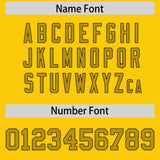 Custom Gold Old Gold Baroque Style Personalized Baseball Jersey