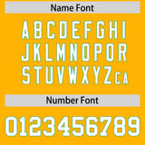 Custom Yellow Bright Green Baroque Style Personalized Baseball Jersey