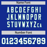 Custom Royal Bright Green Baroque Style Personalized Baseball Jersey