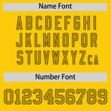 Custom Gold Old Gold Baroque Style Personalized Baseball Jersey