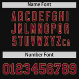 Custom Black Old Gold Baroque Style Personalized Baseball Jersey