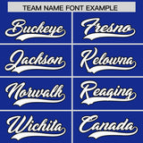 Custom Royal Gold Baroque Style Personalized Baseball Jersey