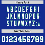 Custom Royal Bright Green Baroque Style Personalized Baseball Jersey