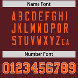 Custom Burgundy Classic Style Authentic Baseball Jersey