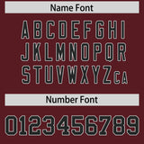 Custom Burgundy Classic Style Authentic Baseball Jersey