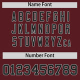 Custom Burgundy Classic Style Authentic Baseball Jersey