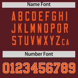 Custom Burgundy Classic Style Authentic Baseball Jersey