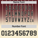 Custom Burgundy Cream Gradient Stripe Fashion Authentic Baseball Jersey