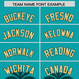 Custom Aqua Midnight Green Graffiti Pattern Personalized Bossinia Style Authentic Baseball Jersey