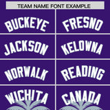 Custom Purple Silver Graffiti Pattern Personalized Bossinia Style Authentic Baseball Jersey