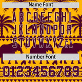 Custom Gold Crimson Graffiti Pattern Personalized Bossinia Style Authentic Baseball Jersey
