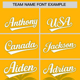 Custom Gold Old Gold Graffiti Pattern Personalized Bossinia Style Authentic Baseball Jersey