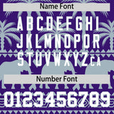Custom Purple Silver Graffiti Pattern Personalized Bossinia Style Authentic Baseball Jersey