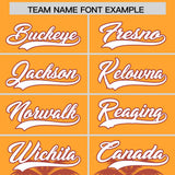 Custom Orange Red Graffiti Pattern Personalized Bossinia Style Authentic Baseball Jersey