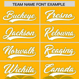 Custom Gold Old Gold Graffiti Pattern Personalized Bossinia Style Authentic Baseball Jersey