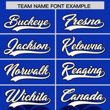 Custom Royal Navy Graffiti Pattern Personalized Bossinia Style Authentic Baseball Jersey