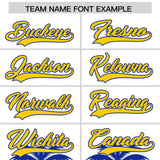 Custom White Royal Graffiti Pattern Personalized Bossinia Style Authentic Baseball Jersey