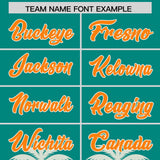 Custom Aqua Cream Graffiti Pattern Personalized Bossinia Style Authentic Baseball Jersey