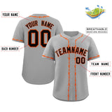 Custom Thorns Ribbed Classic Style Baseball Jersey Personalized Team Name Number Logo Sportswear