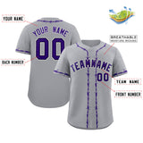 Custom Thorns Ribbed Classic Style Baseball Jersey Personalized Team Name Number Logo Sportswear