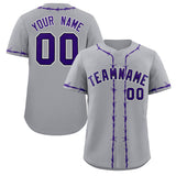 Custom Thorns Ribbed Classic Style Baseball Jersey Personalized Team Name Number Logo Sportswear