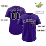 Custom Thorns Ribbed Classic Style Baseball Jersey Personalized Team Name Number Logo Sportswear