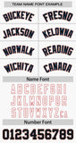 Custom Thorns Ribbed Classic Style Baseball Jersey Personalized Team Name Number Logo Sportswear