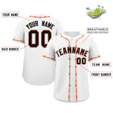 Custom Thorns Ribbed Classic Style Baseball Jersey Personalized Team Name Number Logo Sportswear