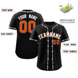 Custom Thorns Ribbed Classic Style Baseball Jersey Personalized Team Name Number Logo Sportswear