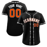 Custom Thorns Ribbed Classic Style Baseball Jersey Personalized Team Name Number Logo Sportswear