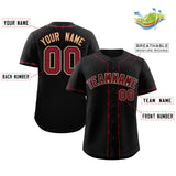 Custom Thorns Ribbed Classic Style Baseball Jersey Personalized Team Name Number Logo Hip Hop Jersey 