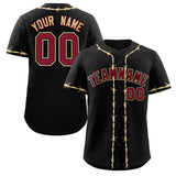 Custom Thorns Ribbed Classic Style Baseball Jersey Personalized Team Name Number Logo Hip Hop Jersey 