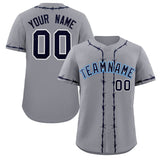 Custom Thorns Ribbed Classic Style Baseball Jersey Personalized Team Name Number Logo Game Training Shirt