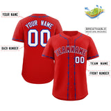 Custom Thorns Ribbed Classic Style Baseball Jersey Personalized Team Name Number Logo Baseball Unisex Shirt