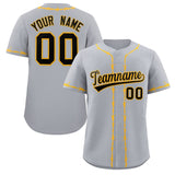 Custom Thorns Ribbed Classic Style Personalzied Team Name Number Logo Baseball Jersey Button Down Shirt
