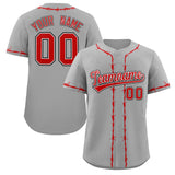 Custom Thorns Ribbed Classic Style Personalzied Team Name Number Logo Baseball Jersey Team Shirt