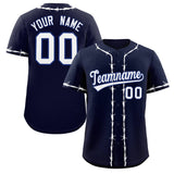 Custom Thorns Ribbed Classic Style Personalzied Team Name Number Logo Baseball Jersey Team Shirt