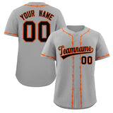 Custom Thorns Ribbed Classic Style Personalzied Team Name Number Logo Baseball Jersey Hip Hop Sportswear