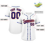 Custom Thorns Ribbed Classic Style Personalzied Team Name Number Logo Baseball Jersey Hip Hop Sportswear