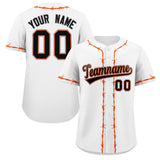 Custom Thorns Ribbed Classic Style Personalzied Team Name Number Logo Baseball Jersey Hip Hop Sportswear