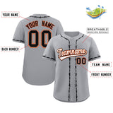 Custom Thorns Ribbed Classic Style Personalzied Team Name Number Logo Baseball Jersey Hip Hop Sportswear