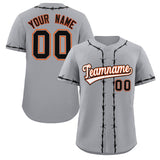 Custom Thorns Ribbed Classic Style Personalzied Team Name Number Logo Baseball Jersey Hip Hop Sportswear